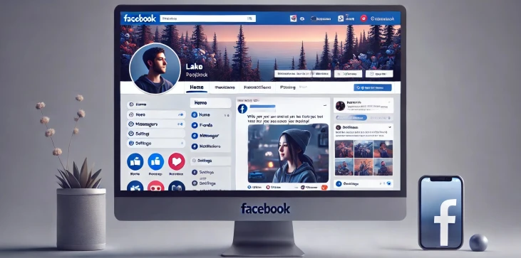 facebook trên máy tính để bàn